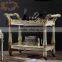 classical furniture for home - royalty hand-made solid wood wine cart