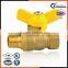 Forged cw617n Y strainer ball valve and water filter diverter valve