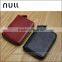 Portable High Quality Custom Leather Zipper Coin Purse