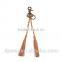 promotional key chain metal promotion leather tassel keychain