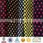 wholesale polyester custom polka dot design printed spandex fabric for upholstery