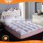Promotion price hotel white cotton thicken bedding mattress protector