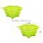 2016 star shaped collapsible silicone fruit fresh box