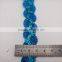 Bullion Wire Double S Shaped Blue Trimming Lace With Sequin