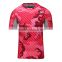 Wholesale 2015 New Mens Sports Tights T-shirt ,Camouflage Clothing ,Running Cycling Compression Fitness Shirt Beach Tops for Men