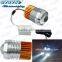 Auto parts 10w Led motorcycle headlight driving /flashlight with blue silver housing