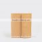 Waterproof Kraft Paper Cover PVC Pocket ID/Business Card Holder With Metal Button Closure