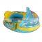 preschool kids seat float,cartoon inflatable baby boat motorboat