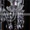 New good-looking large crystal glass candelabra table lamp