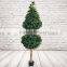 Potted Artificial Bell Topped Topiary Tree