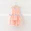 New model children designer one piece party dress baby girl summer dress of 5years old