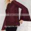 Hot Selling Fashion Cutting Design Lace Blouse for Lady                        
                                                Quality Choice