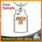 Free Sample_metal basketball t shirt jersey printed souvenir keychain