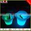 China Manufactuer illuminated hot sale plastic promotional led wine ice bucket for beer