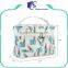 4 pieces travel canvas cosmetic makeup bag sets