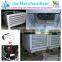 Slant ice merchandiser for indoor & outdoor use