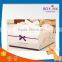 2016 Handmade Decorative Transparent Ribbed Cheap Big Cube Birthday Cake Box