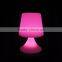 battery rechargeable wireless led color changing restaurant table lamp with touch sensor