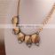Wholesale 18k gold color meaningful crystal necklace jewerly N277