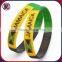 2016 fashion wholesale adjustable silicon wristband,cheap custom sport wristband silicone