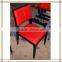 Cheap Stackable Sivler leather bistro chair (AL71)