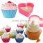 kitchen tools non-stick cookware Silicone Baking Cups, Custom Private Christmas gifts Cupcake Cup