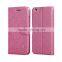 LZB hot selling silk grain flip leather case for samsung galaxy A8