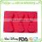 Christmas decorating tools six holes snowman silicone cake mould