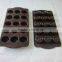 Hot Selling 15 Hole Silicone Molds for Chocolate Candy