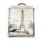 recycled rectangular tall tin box with handle