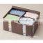 Divided Multi-compartment Storage Box, See-Through Window Zipper Storage Box