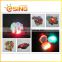white/yellow/red/blue/green colorful kids led flashing light for clothes