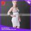 White backless women mermaid sexy backless prom dress