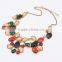 Multicolor Flower Choker Collar Vintage Pendant Statement Necklace Women Necklaces & Pendants Fashion Necklaces for Women 2014