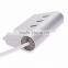 Silver Super Speed Premium Aluminum 4 Ports USB 3.0 Hub