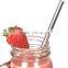 Hot Sale Stainless Steel straws for drink 6 Pcs with 2 Cleaner brush Cleaning Brush Included
