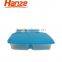 2 Compartment Plastic Food Container With Fork And Knife