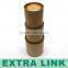Nut pack food use steel lid gold foil inside logo custom kraft paper cylinder box