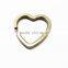 Custom Heart-shaped Metal Key Ring