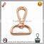 Shiny Rose Gold 25mm Swivel Snap Hook For Handbag