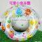 Colorful inflatable PVC swim ring, inflatable donut swimming ring for water sports
