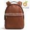 Factory fashion wholesale competitive price backpack custom mens leather backpack