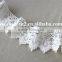 profressional design of guipure lace trim flower embroidery lace white cotton lace embroidery trim