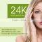 High Quality vibrating home use device 24k Gold Beauty Bar Handheld 24k gold facial massage for beauty