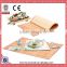 Cheap high quality colorful kitchen bamboo table mat cup mat