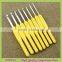 2015 New plastic handle crochet hook set, knitting needle crochet hook