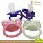 2016 Hot Sale Large Colorful Silicone Adult Baby Pacifier With Big plush Size Nipple Teat