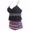 2017 hot selling latest new design high waist swim wear