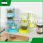 Kitchen accessories plastic rotate seasoning pot condiment container spice pots box tin bottle jar