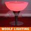 Fashional Bar Nightclub Round Glow LED Table